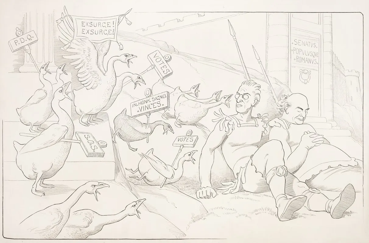 Roman History The Suffrage Geese Of Juno Arouse The Guardians Of The Capital