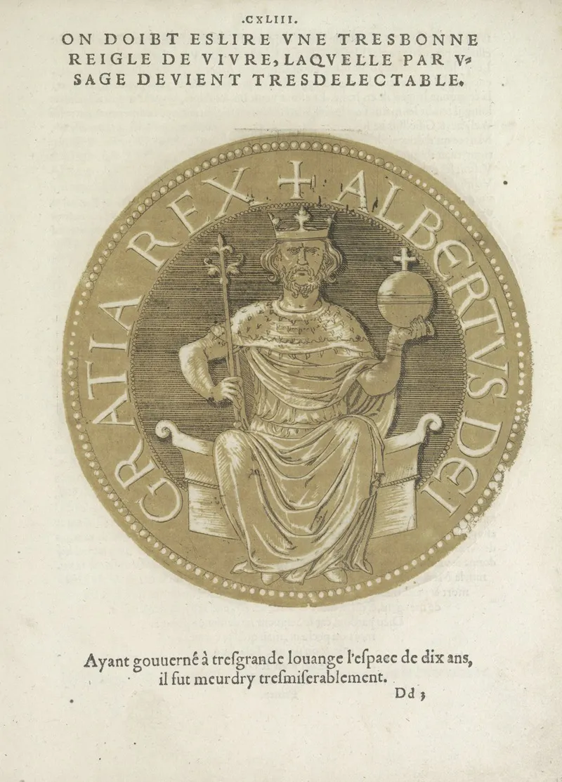 Roman King Albrecht I Wall Art by Hubert Goltzius - High-Resolution Digital Print