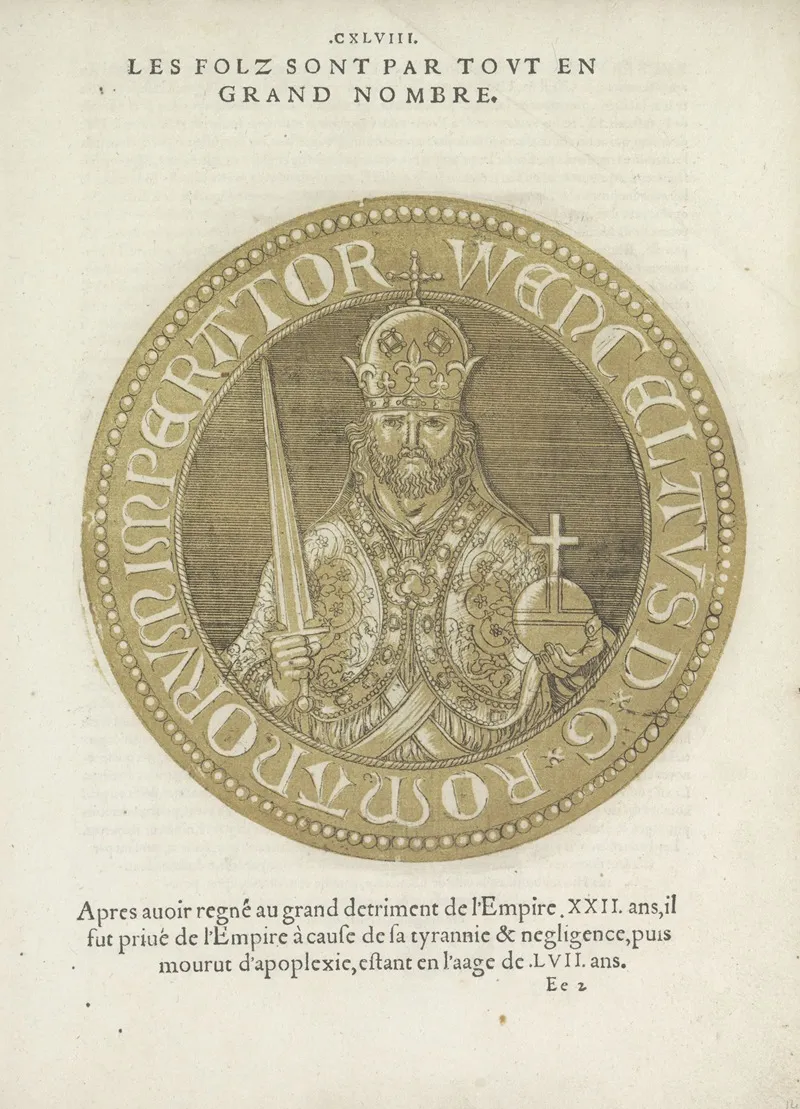 Roman King Wenceslaus Wall Art by Hubert Goltzius - High-Resolution Digital Print