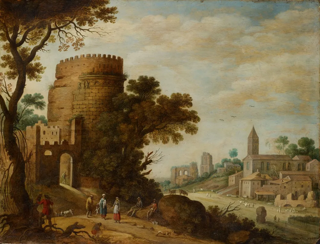Roman Landscape With Shepherds 2