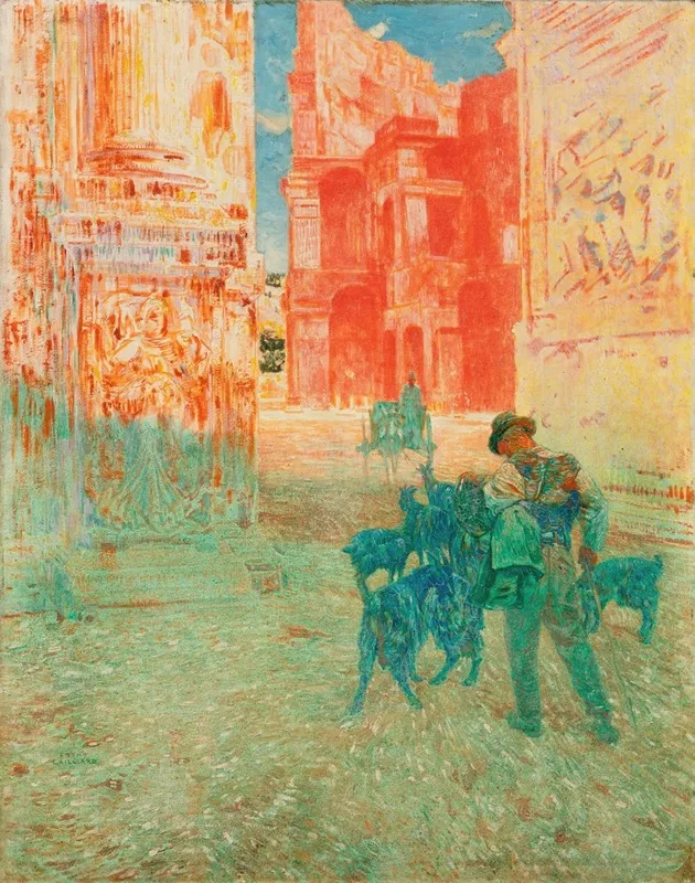 Roman Ruins 11 Wall Art by Franz Gaillard - High-Resolution Digital Print