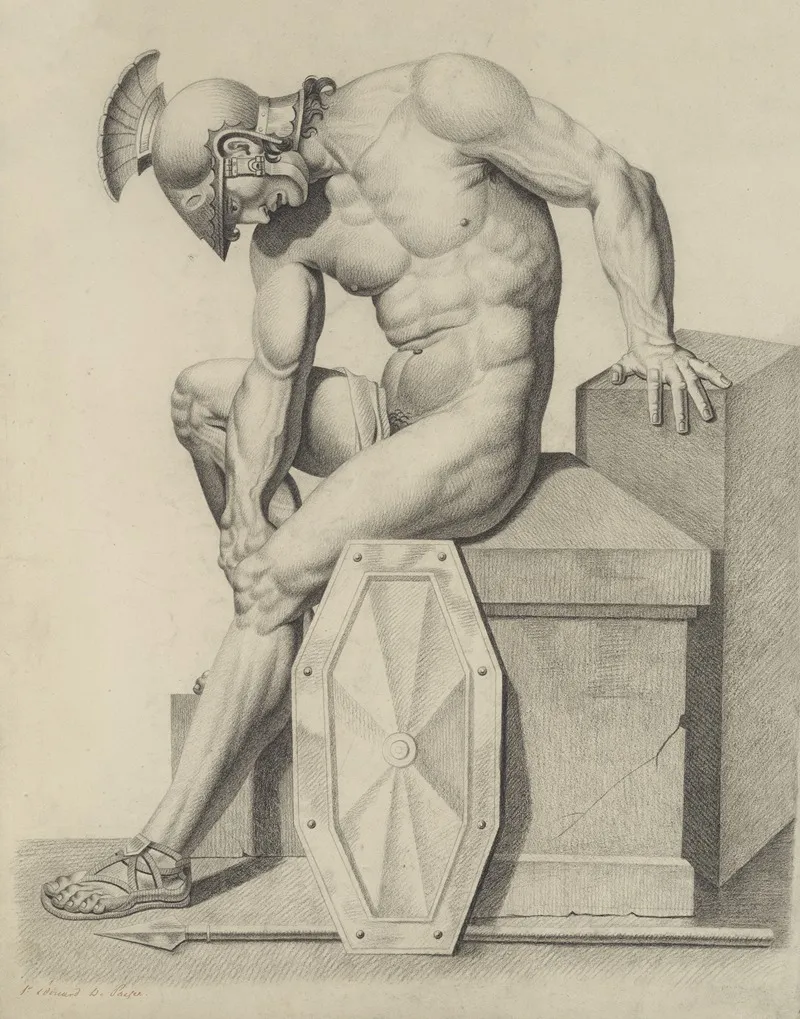 Roman Soldier 2 Wall Art by Edouard De Paepe - High-Resolution Digital Print