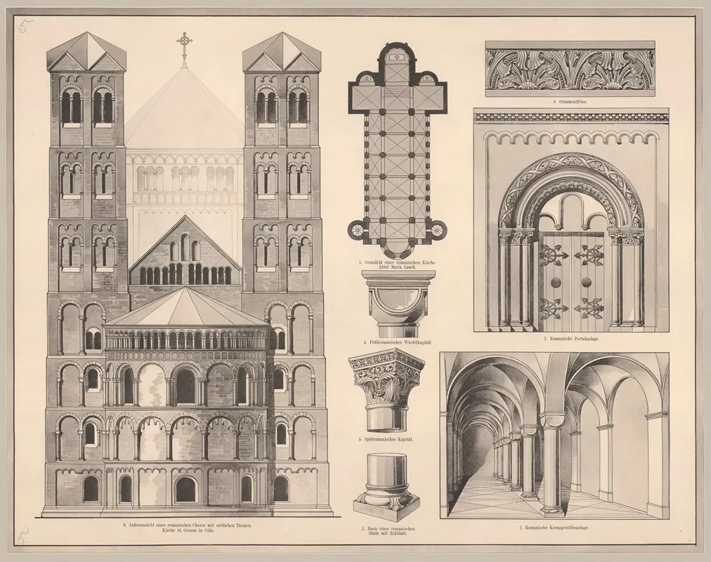 Roman Style 2 Wall Art by Ferdinand Hirt &amp; Sohn - High-Resolution Digital Print