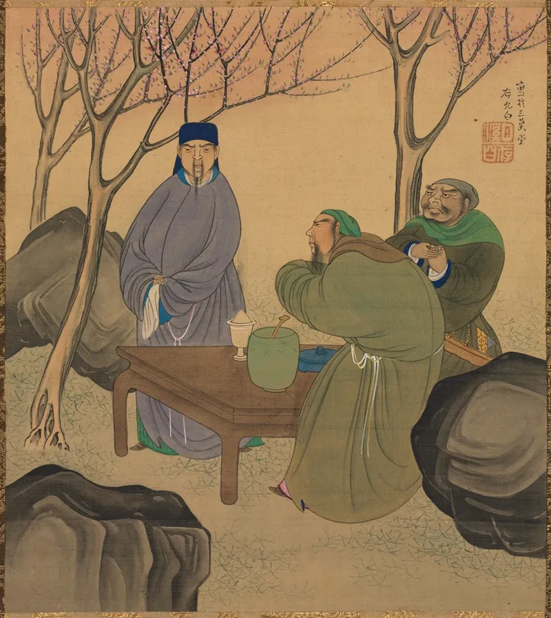 Romance Of The Three Kingdoms Wall Art by Matsumura Goshun - High-Resolution Digital Print