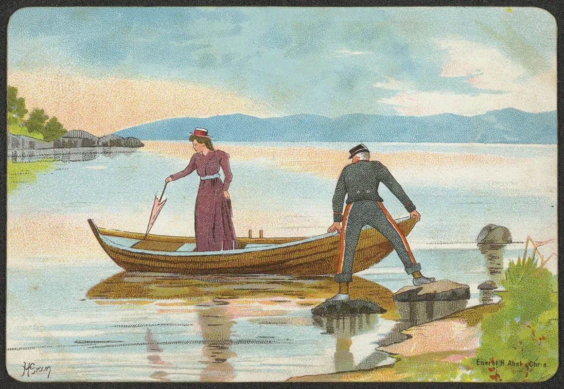 Romantic Motif 4 Wall Art by Halfdan Gran - High-Resolution Digital Print