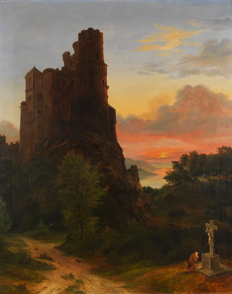 Romantische Landschaft Mit Burg Wall Art by Josef Winkelirer - High-Resolution Digital Print