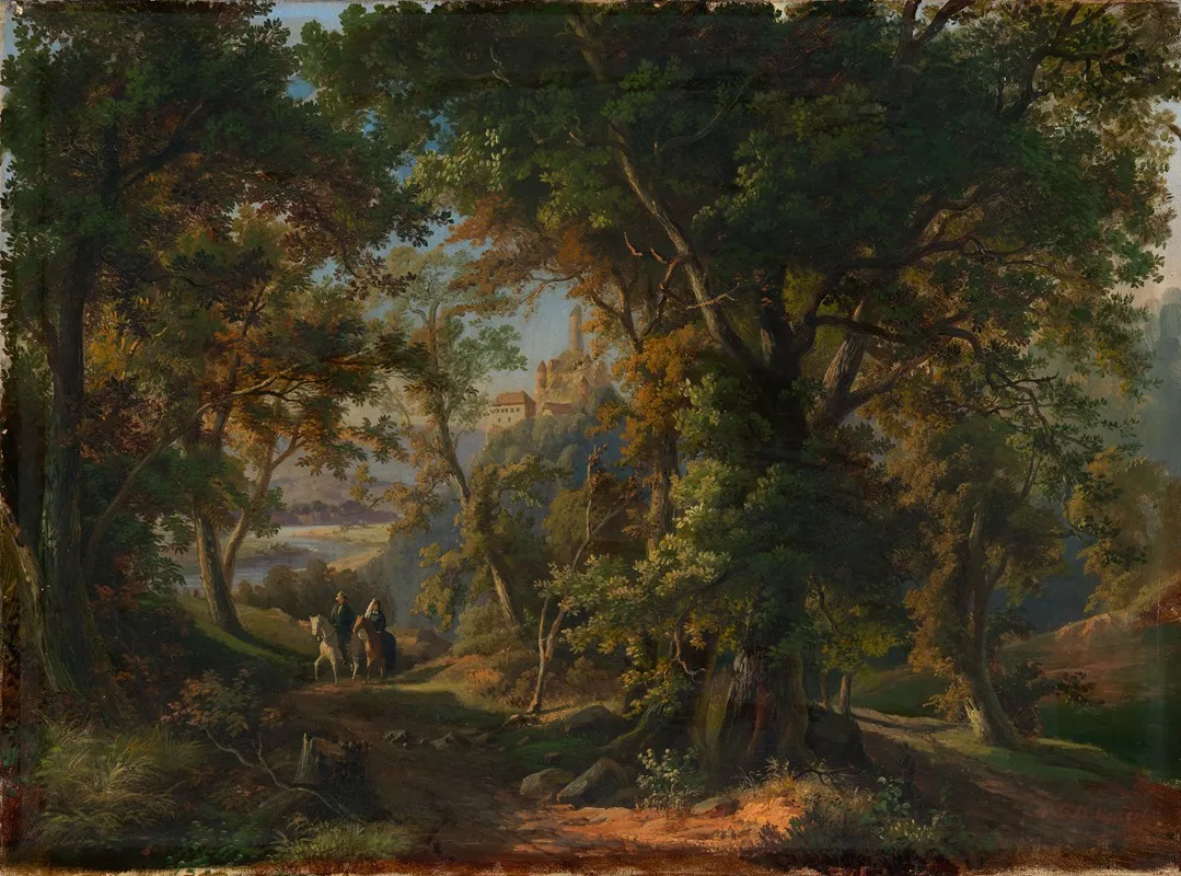 Romantische Landschaft Wall Art by Georg Maria Eckert - High-Resolution Digital Print