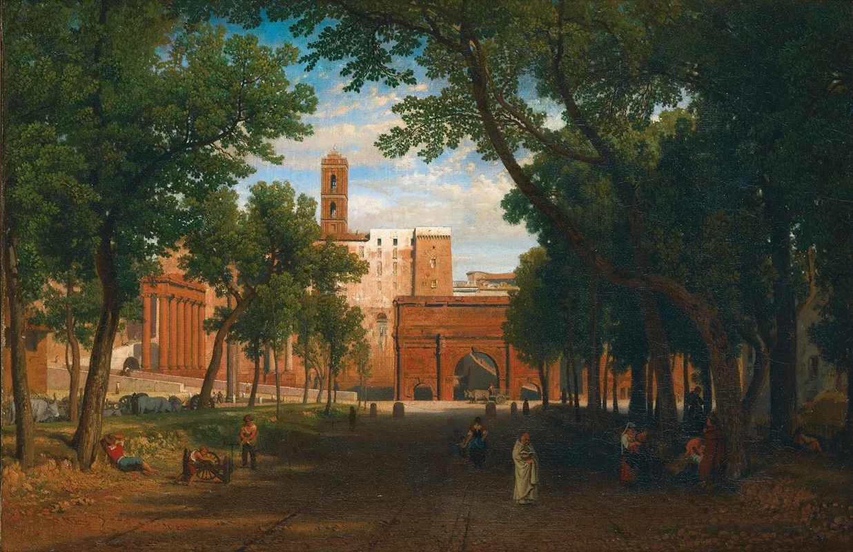 Rome A View Of The Campo Vaccino