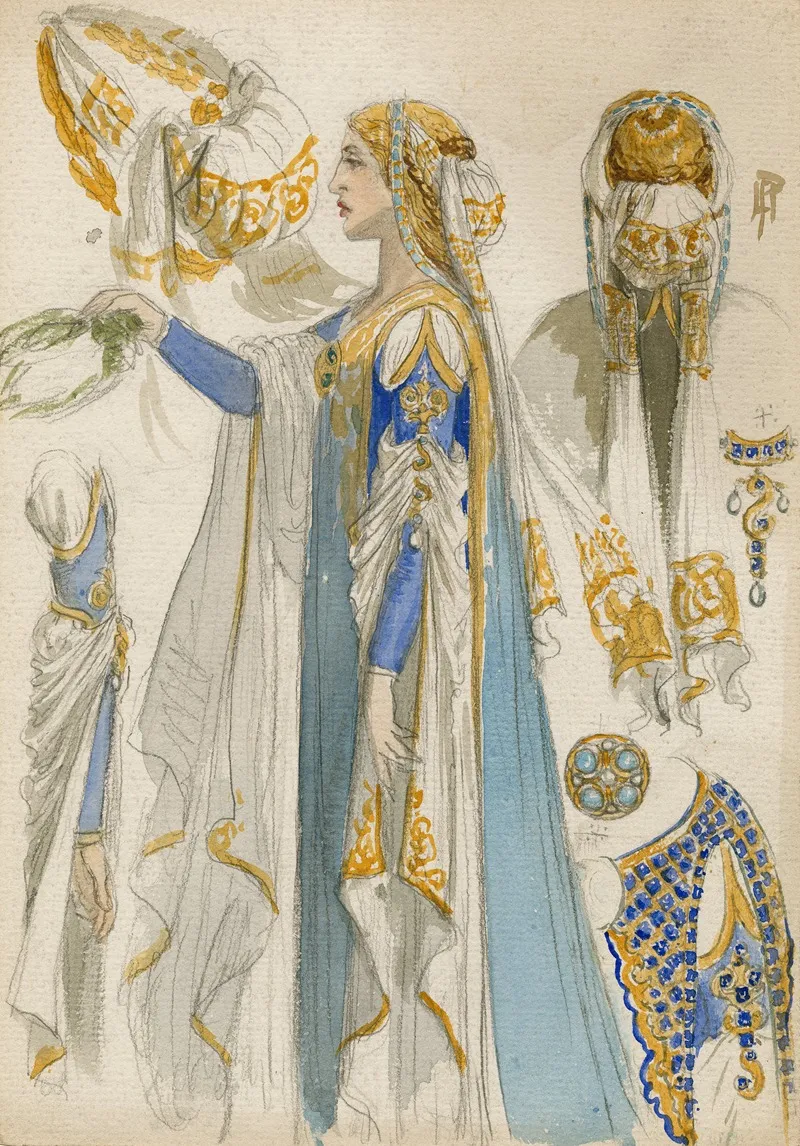 Romeo And Juliet Costume Designs 3 Wall Art by Percy Anderson - High-Resolution Digital Print