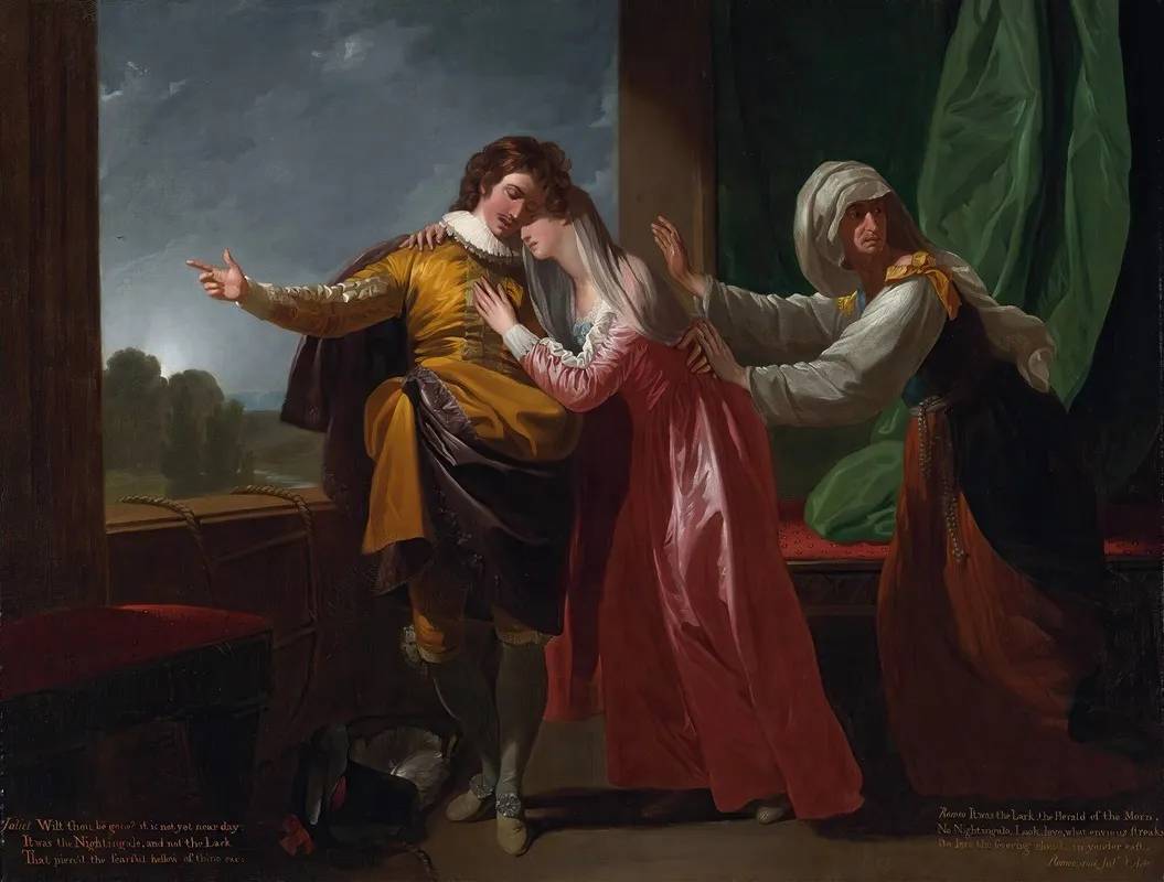 Romeo And Juliet Wall Art by Benjamin West - High-Resolution Digital Print