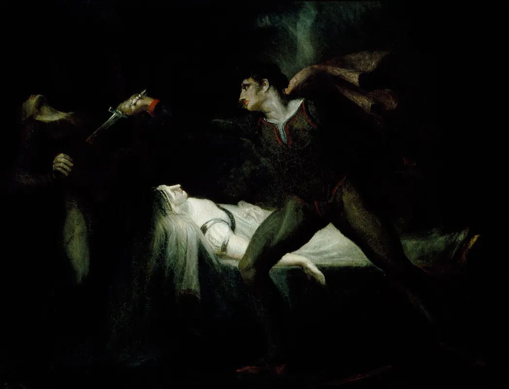 Romeo Stabs Paris At The Bier Of Juliet