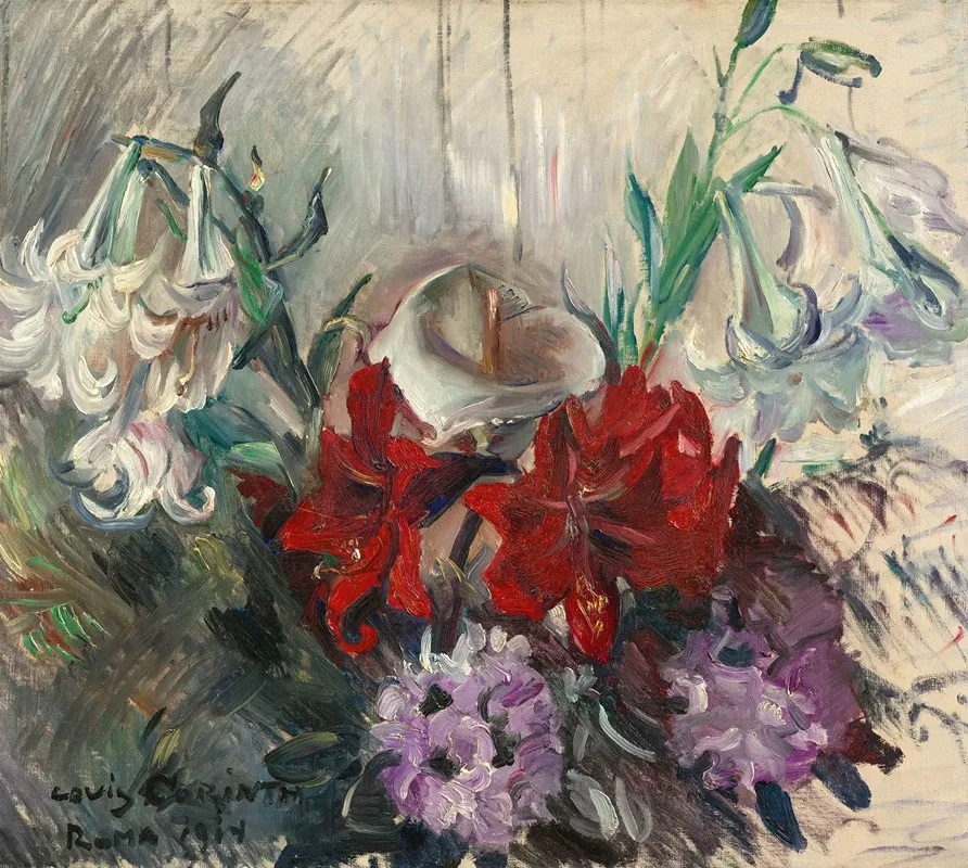 Romische Blumen Wall Art by Lovis Corinth - High-Resolution Digital Print