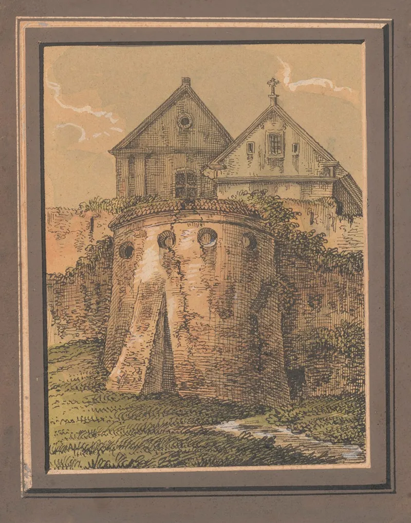 Rondel Za Kosciolem Sw Marcina Wall Art by Jerzy Głogowski - High-Resolution Digital Print