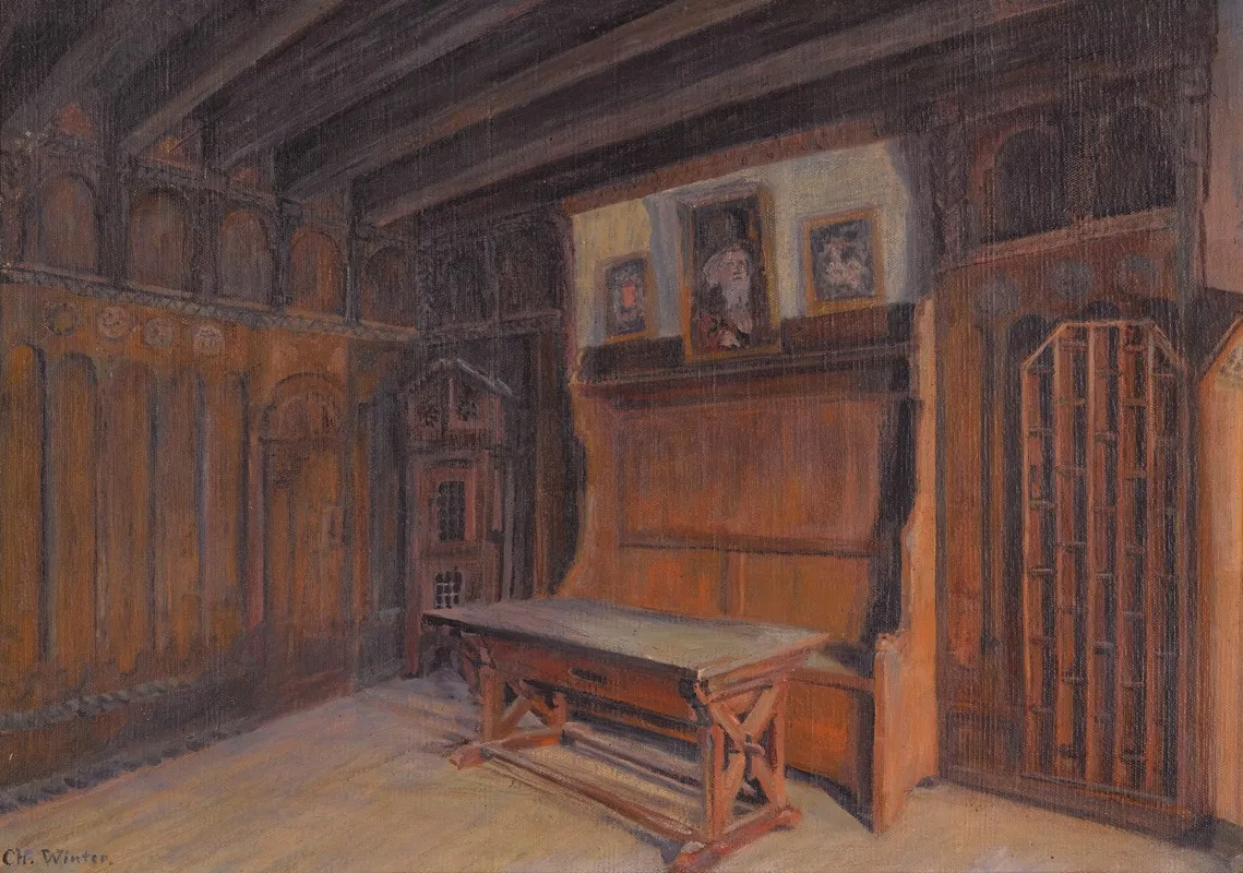 Room In A Castle Wall Art by Christian Winter - High-Resolution Digital Print