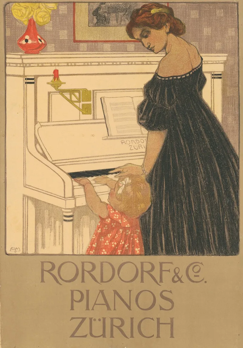 Rordorf Co Pianos Zurich Wall Art by Burkhard Mangold - High-Resolution Digital Print