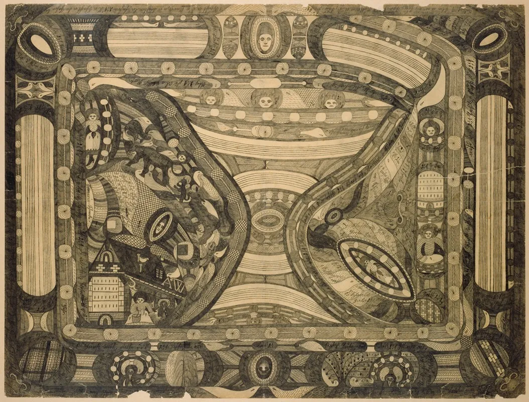 Rosalindalina Solosangara Wall Art by Adolf Wölfli - High-Resolution Digital Print