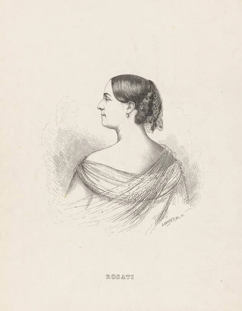 Rosati Wall Art by Octave Edouard Jean Jahyer - High-Resolution Digital Print