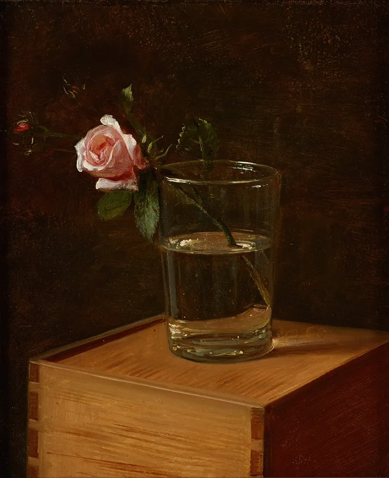Rose Im Glas Wall Art by Franz Krüger - High-Resolution Digital Print