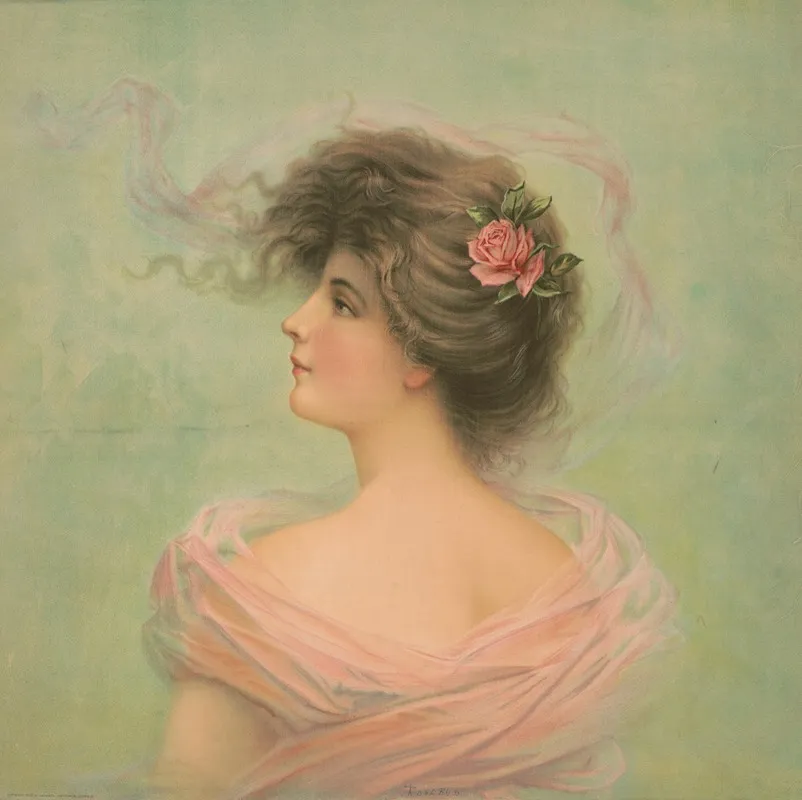 Rosebud 2 Wall Art by Campbell, Metzger &amp; Jacobson - High-Resolution Digital Print