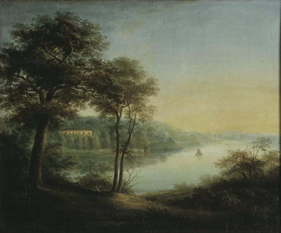 Rosendal Castle From The East 2 Wall Art by Jeanna Elisabeth Åkerman - High-Resolution Digital Print