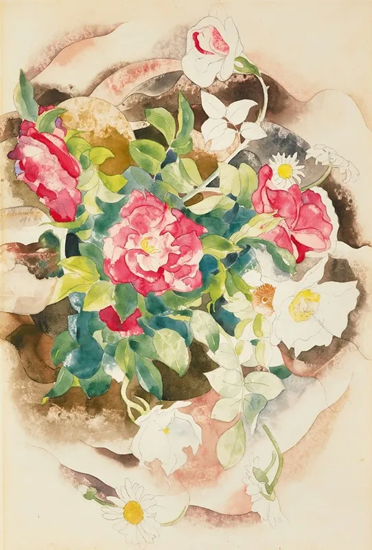 Roses 16 Wall Art by Charles Demuth - High-Resolution Digital Print