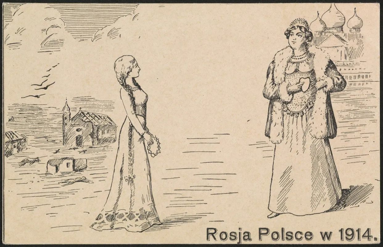 Rosja Polsce W 1914 Wall Art by Wydawnictwo Hoża - High-Resolution Digital Print