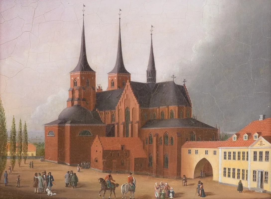 Roskilde Cathedra Wall Art by Johann Karl Schultz - High-Resolution Digital Print
