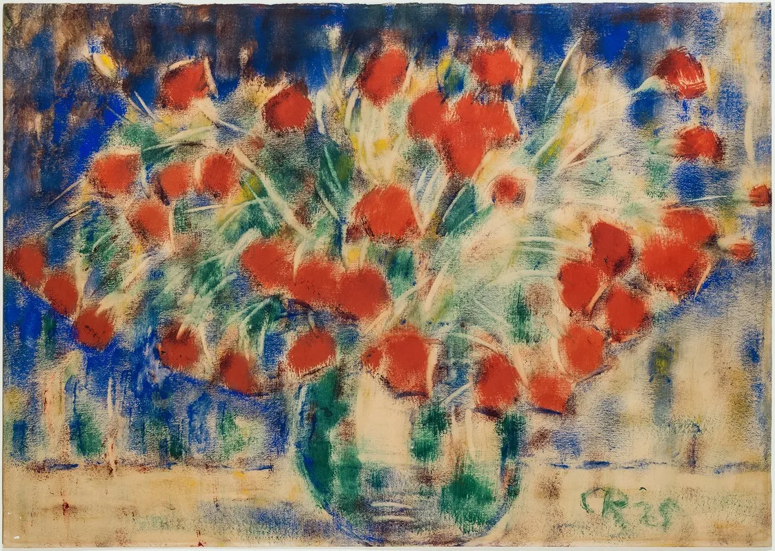 Roter Mohn Wall Art by Christian Rohlfs - High-Resolution Digital Print