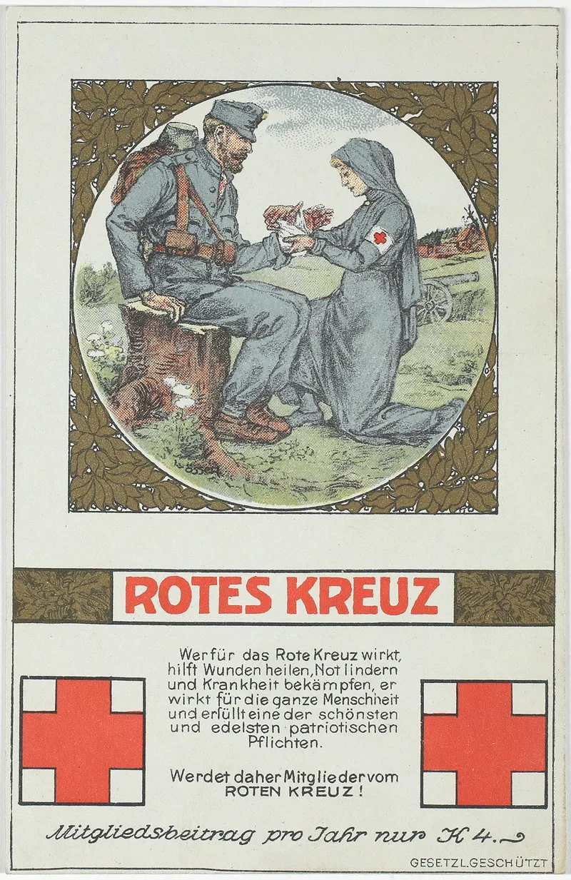 Rotes Kreuz Wall Art by Haufler &amp; Lehmann - High-Resolution Digital Print