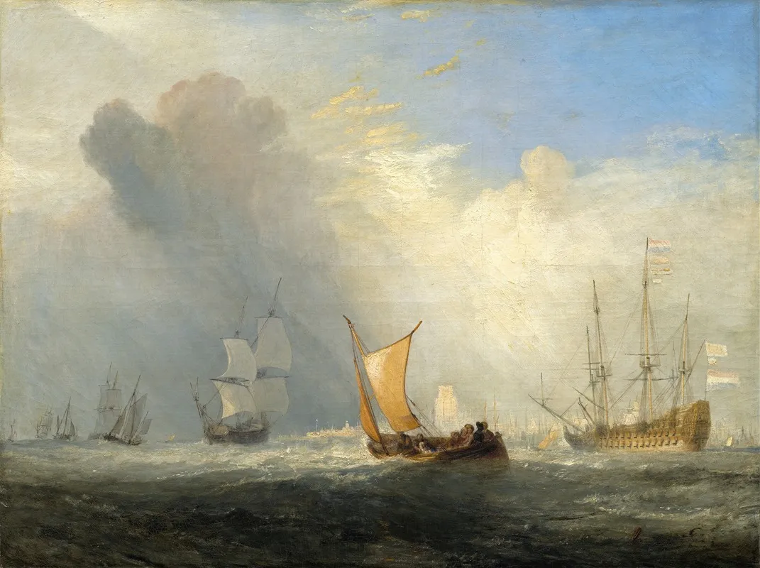 Rotterdam Ferry Boat Wall Art by Joseph Mallord William Turner - High-Resolution Digital Print