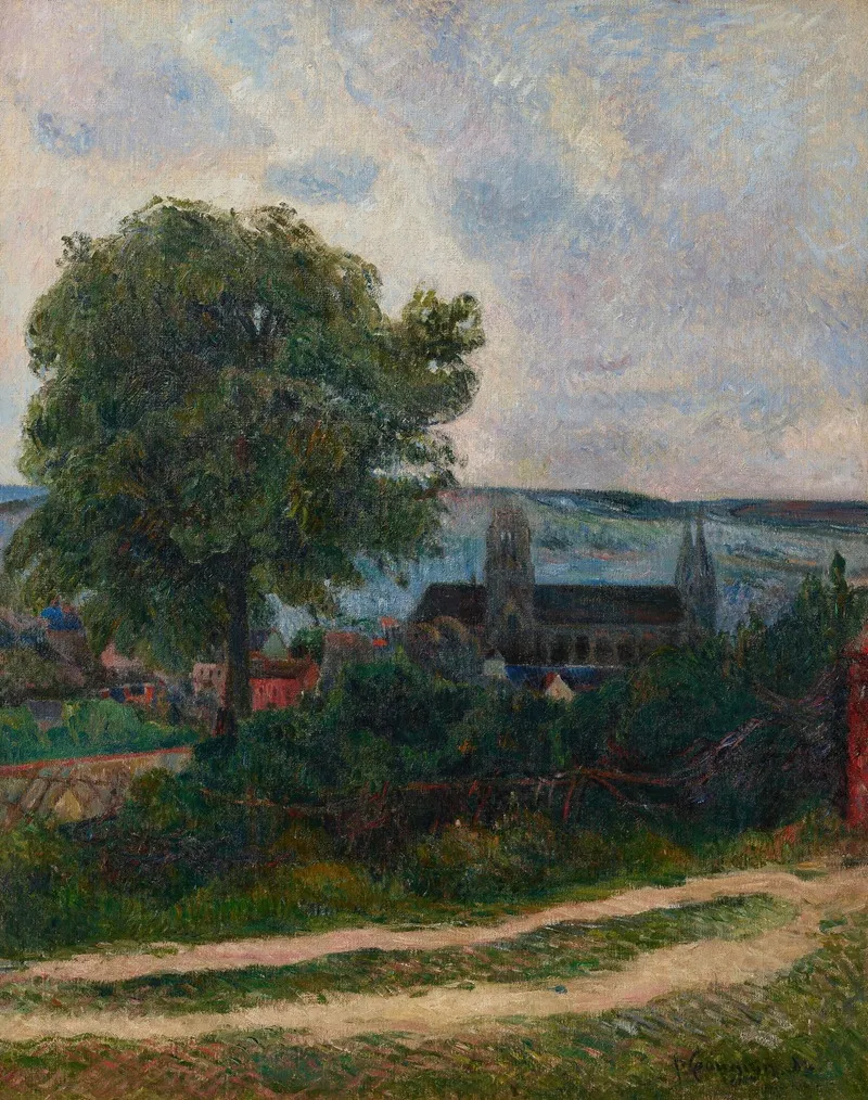 Rouen Leglise Saint Ouen Wall Art by Paul Gauguin - High-Resolution Digital Print