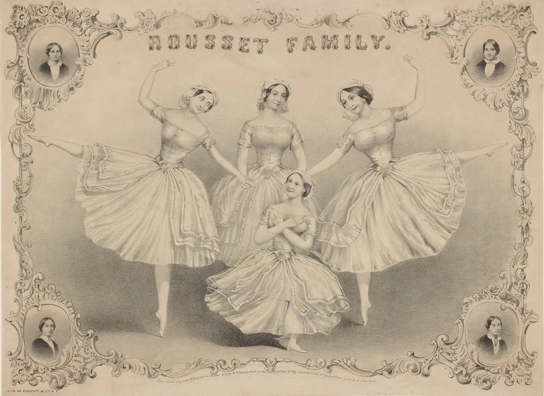Rousset Family Wall Art by W. Endicott &amp; Co. - High-Resolution Digital Print