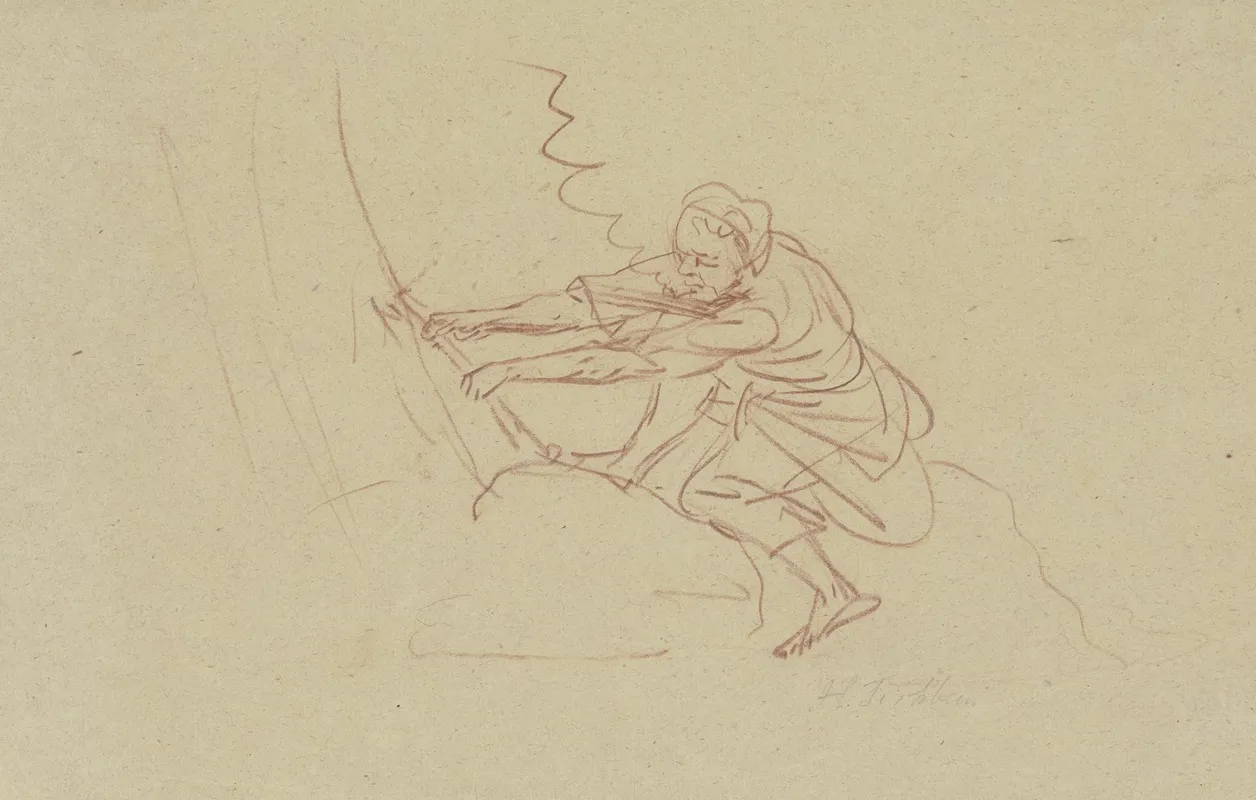 Rower Wall Art by Johann Heinrich Tischbein the elder - High-Resolution Digital Print