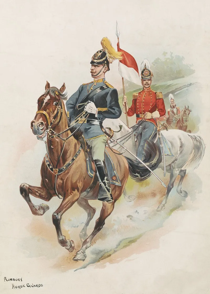 Roxbury Horse Guards Wall Art by G.H. Buek &amp; Co. - High-Resolution Digital Print