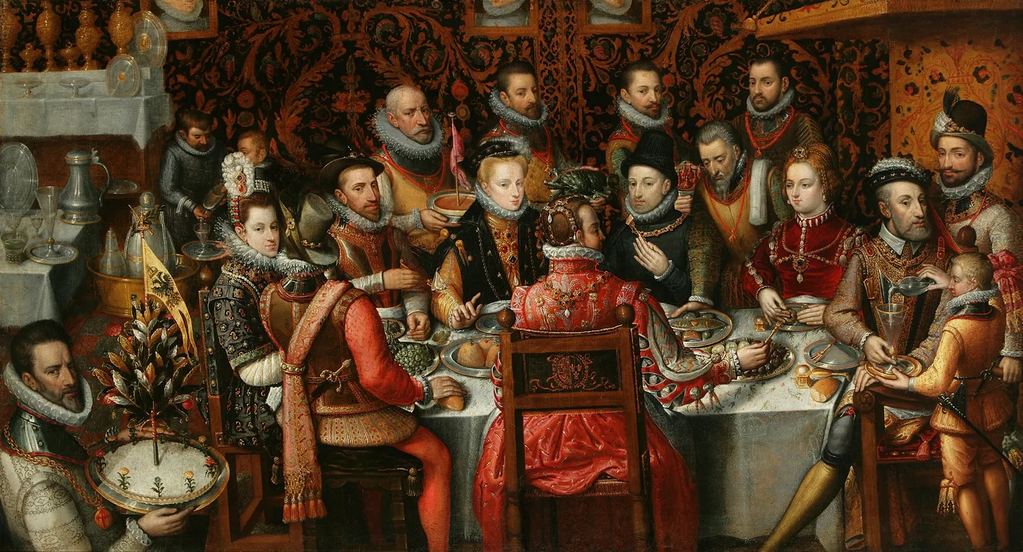 Royal Feast Wall Art by Alonso Sánchez Coello - High-Resolution Digital Print