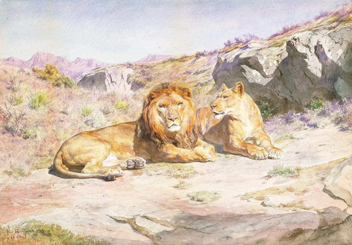 Royalty At Home Wall Art by Rosa Bonheur - High-Resolution Digital Print
