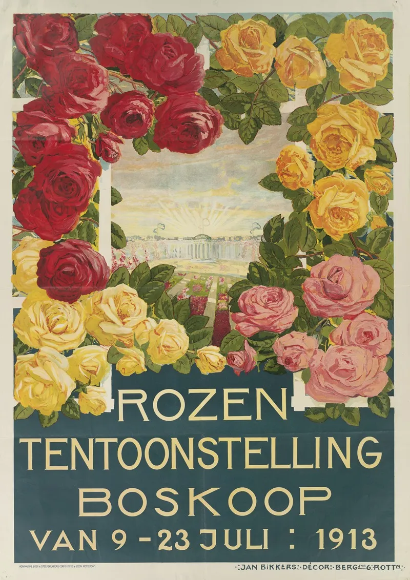 Rozententoonstelling Te Boskoop Wall Art by Anonymous - High-Resolution Digital Print
