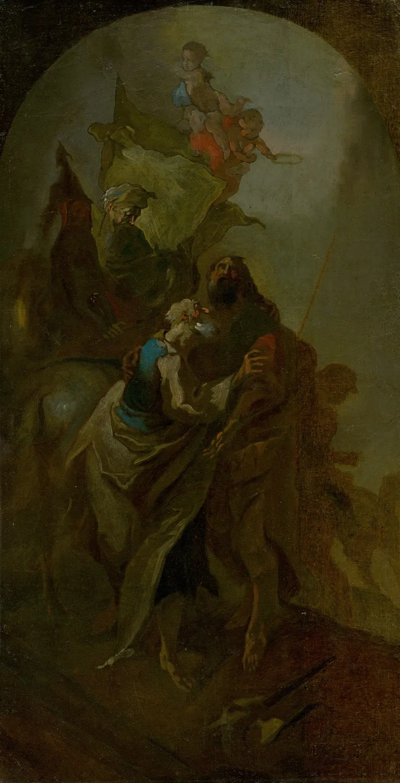 Rozlucka Apostola Petra S Pavlom Wall Art by Josef Winterhalder the Younger - High-Resolution Digital Print