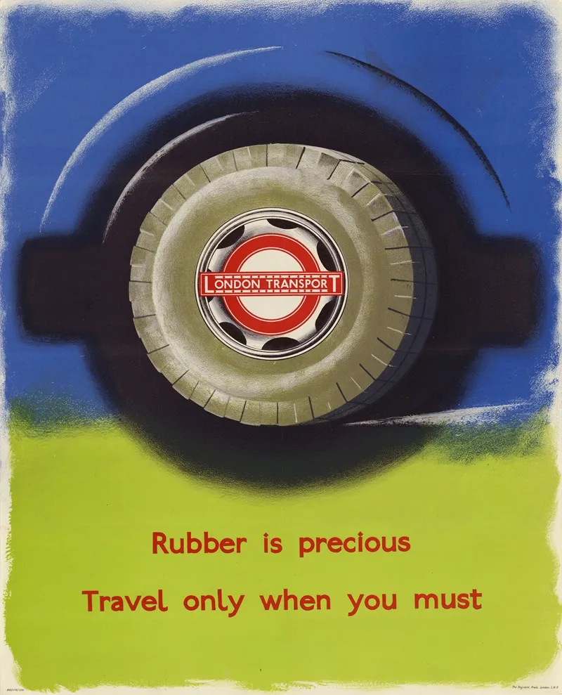 Rubber Is Precious Travel Only When You Must