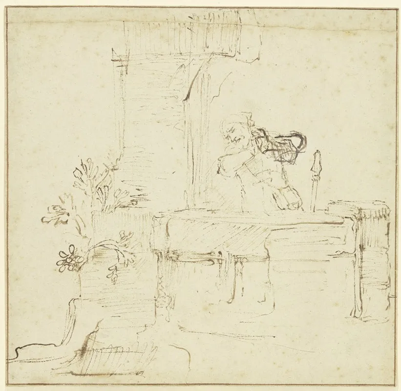 Ruben At The Well Wall Art by Rembrandt van Rijn - High-Resolution Digital Print