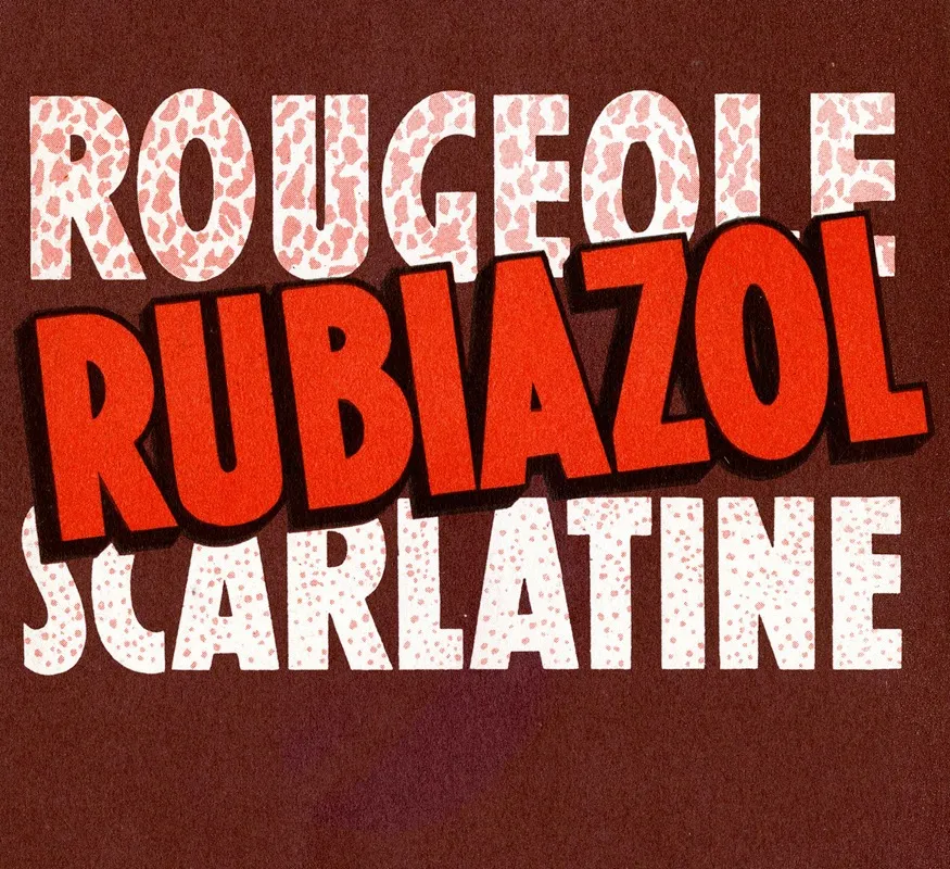 Rubiazol 3 Wall Art by Laboratoire français de chimiothérapie - High-Resolution Digital Print