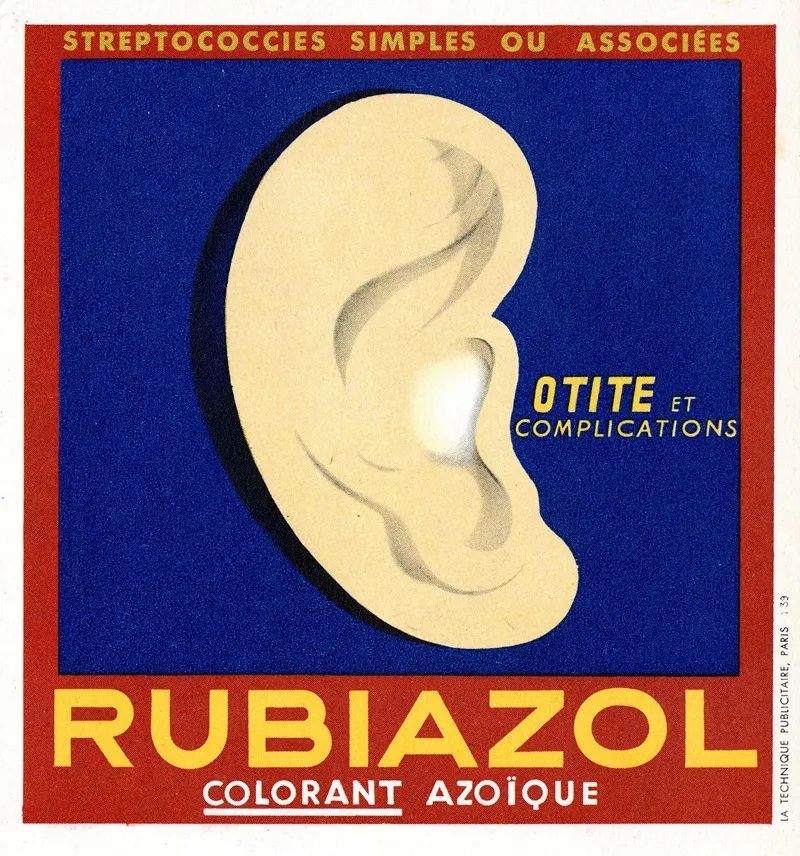Rubiazol 4 Wall Art by Laboratoire français de chimiothérapie - High-Resolution Digital Print