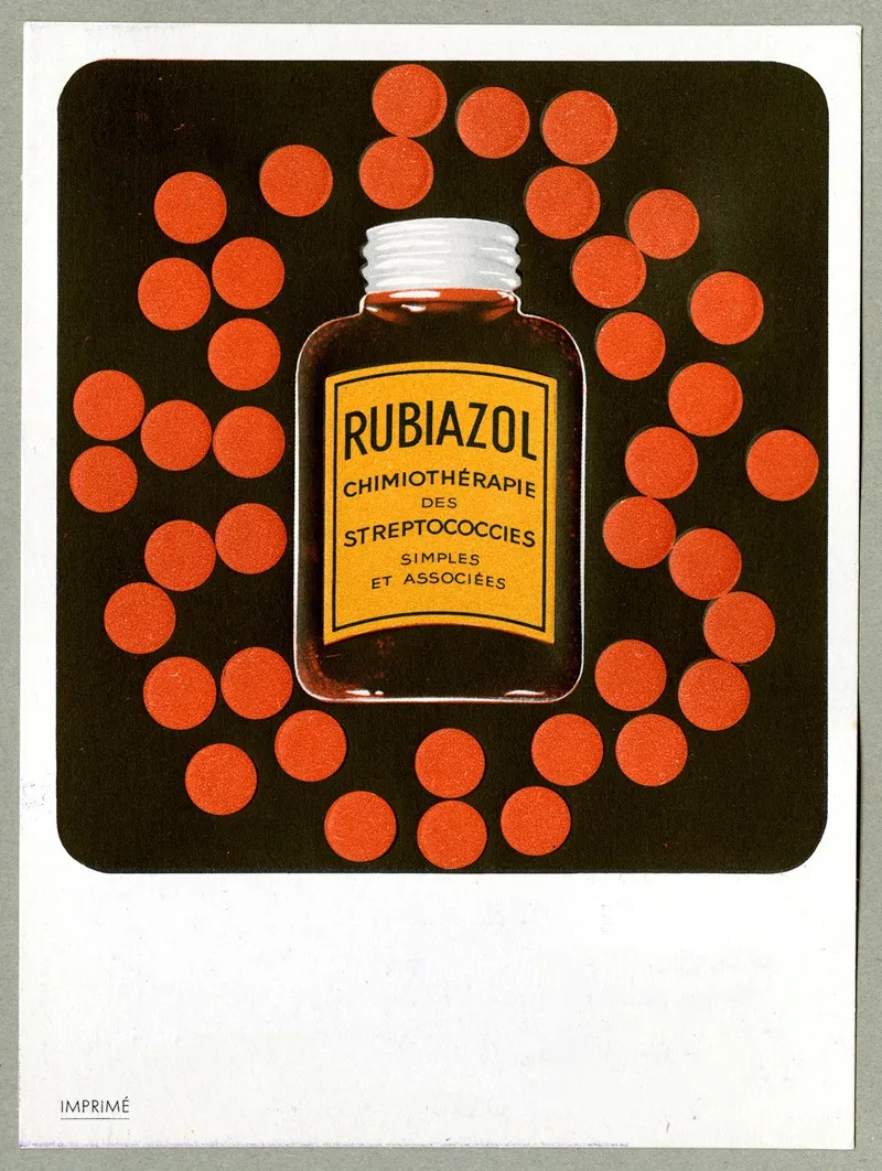 Rubiazol 8 Wall Art by Laboratoires du docteur Roussel - High-Resolution Digital Print