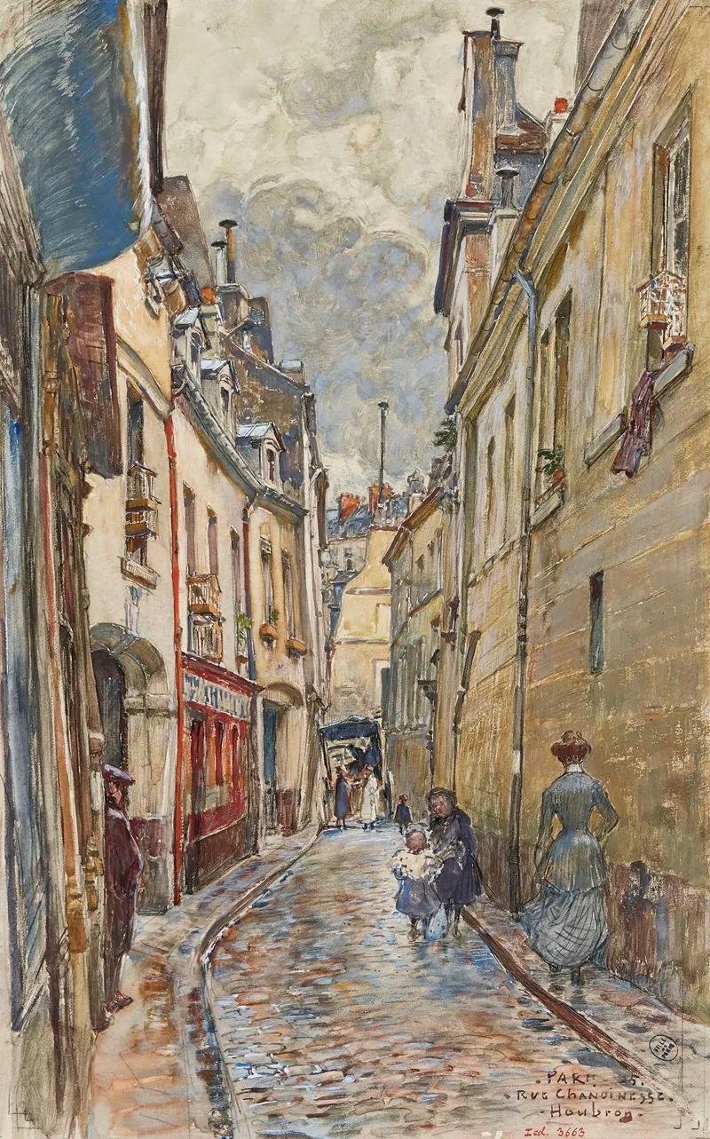 Rue Chanoinesse En 1905 4eme Arrondissement
