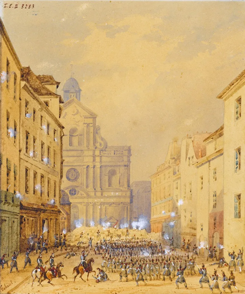 Rue Culture Sainte Catherine Actuelle Rue De Sevigne 4eme Arrondissement Wall Art by Gaspard Gobaut - High-Resolution Digital Print