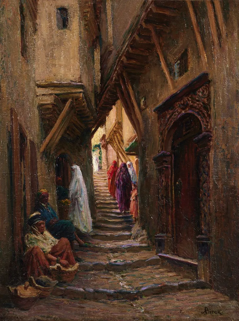 Rue De La Casbah Wall Art by Alphonse Birck - High-Resolution Digital Print