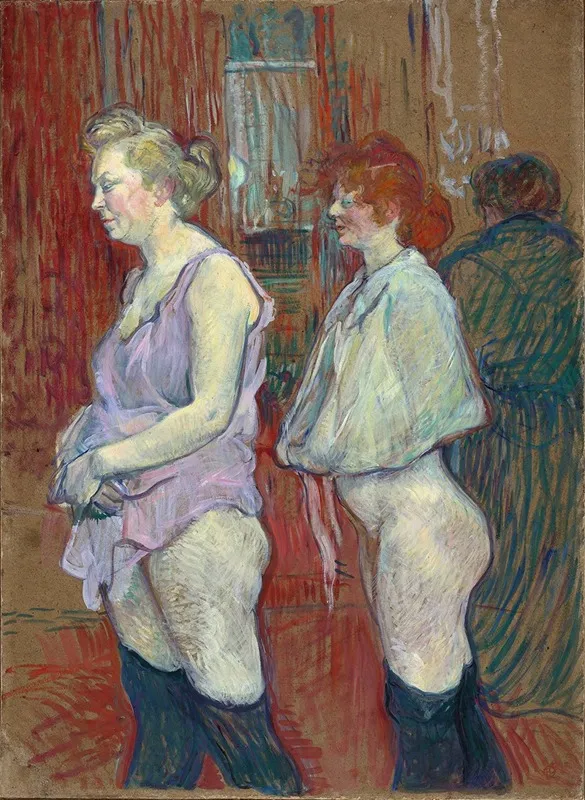 Rue Des Moulins Wall Art by Henri de Toulouse-Lautrec - High-Resolution Digital Print
