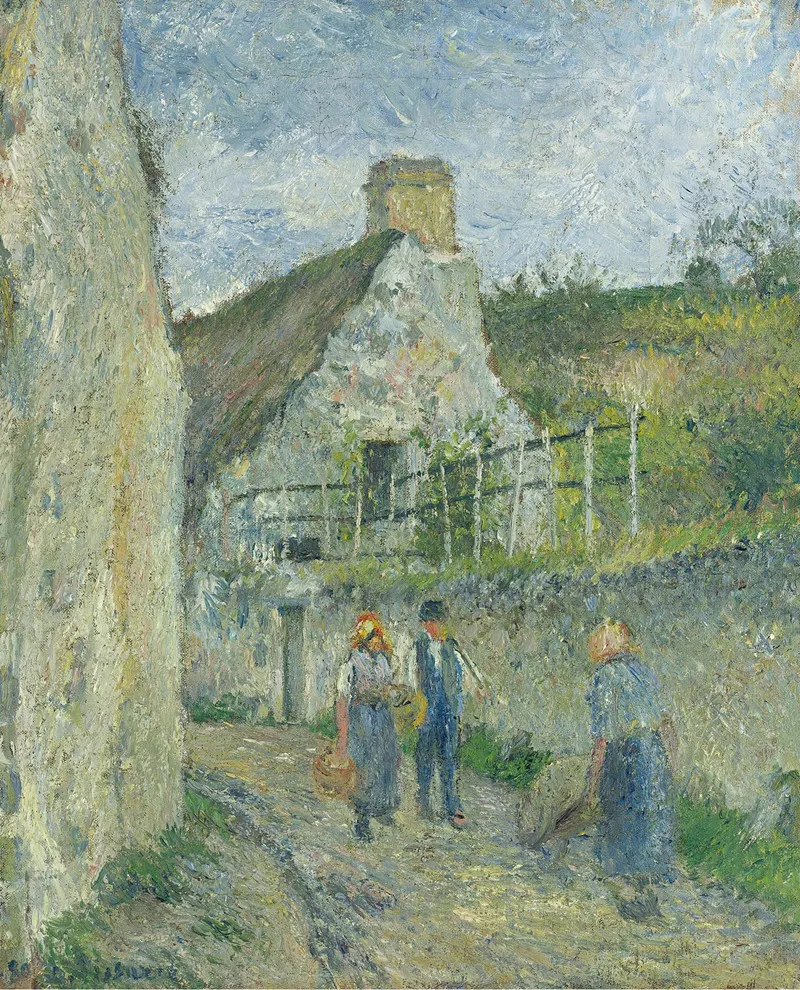 Rue Des Roches Au Valhermeil Auvers Sur Oise