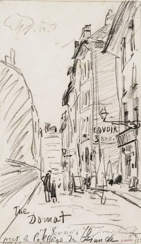 Rue Domat Le 7 Fevrier 1870 5eme Arrondissement