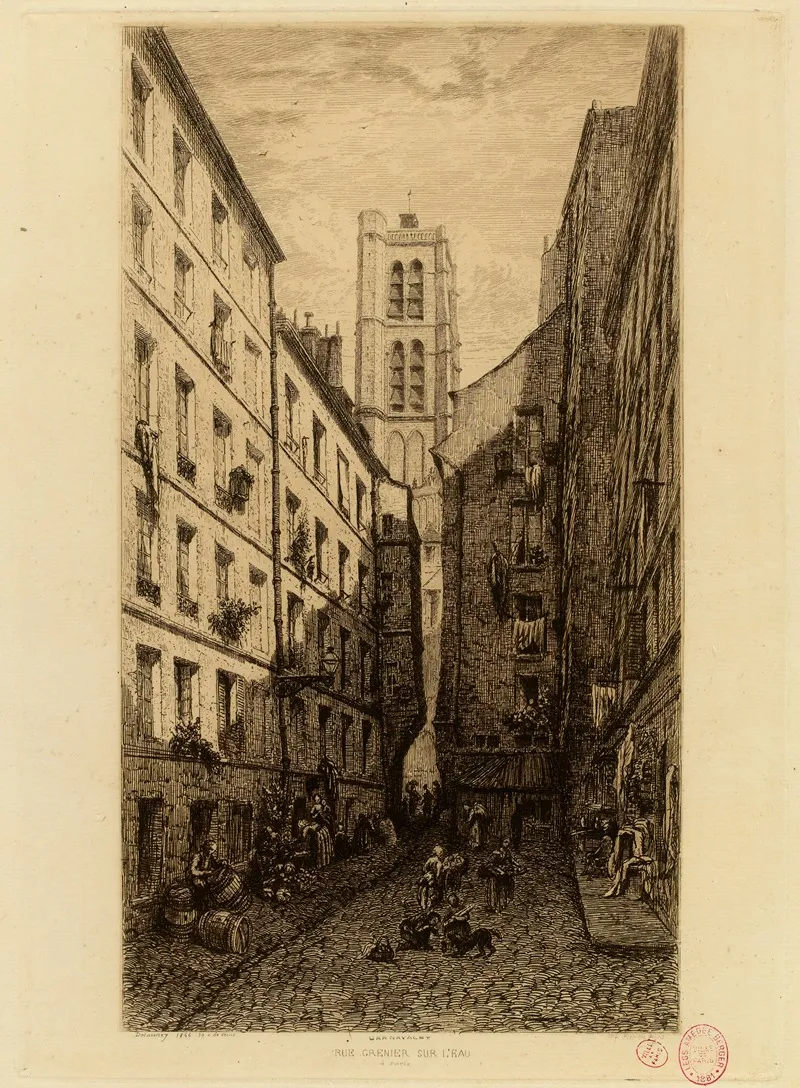 Rue Grenier Sur Leau A Paris